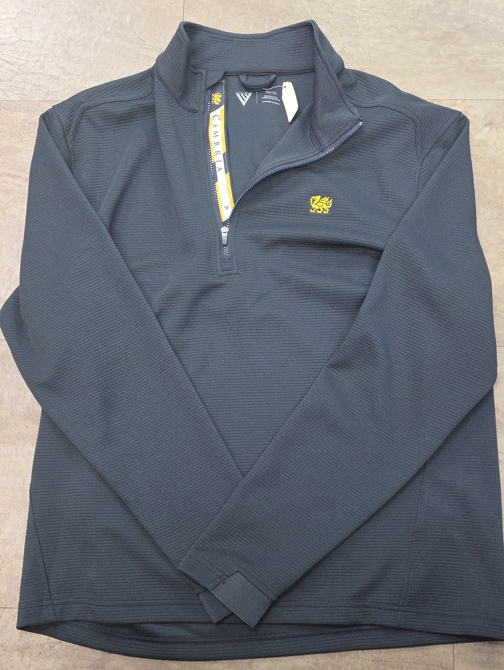 Men's Quarter-Zip Performance Pullover - Black